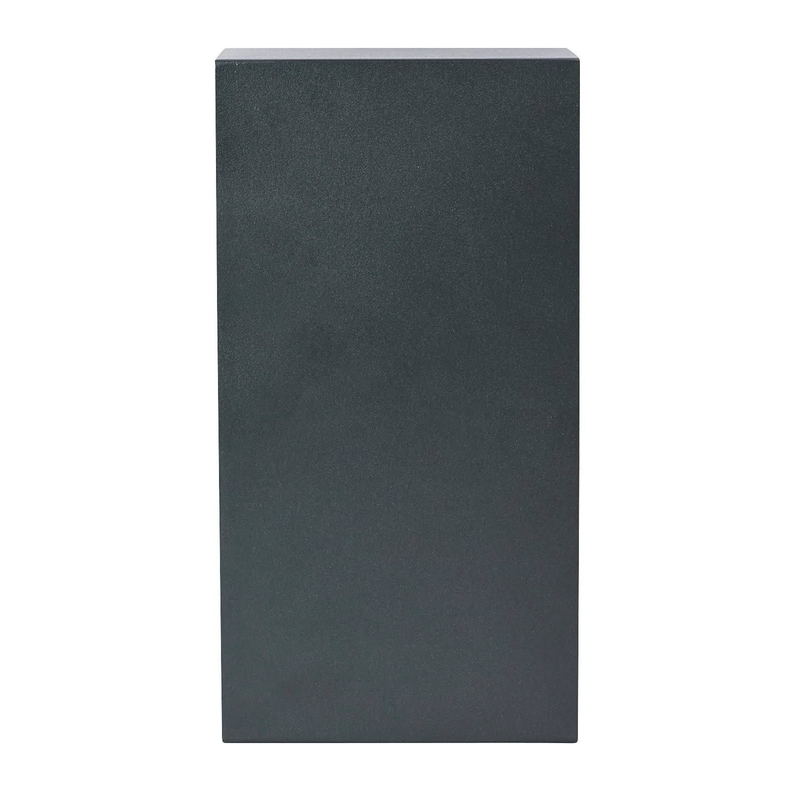 Grafner Edelstahl Design Gartensteckdose Dämmerungssensor, 3 Steckdosen, IP44, eckig, anthrazit, KEIN ROST – Pulverbeschichtung, Energiesäule Mehrfach Metall Außen Steckdose schwarz Helligkeitssensor
