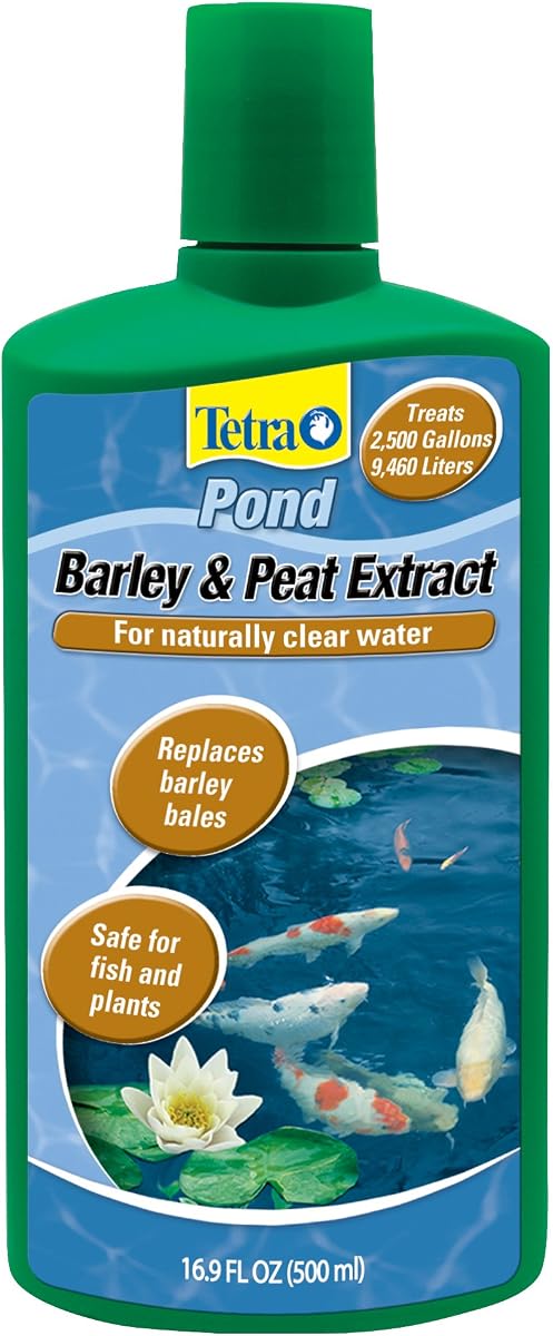 TetraPond Barley and Peat Extract For Naturally Clear Water 16.9 Ounce