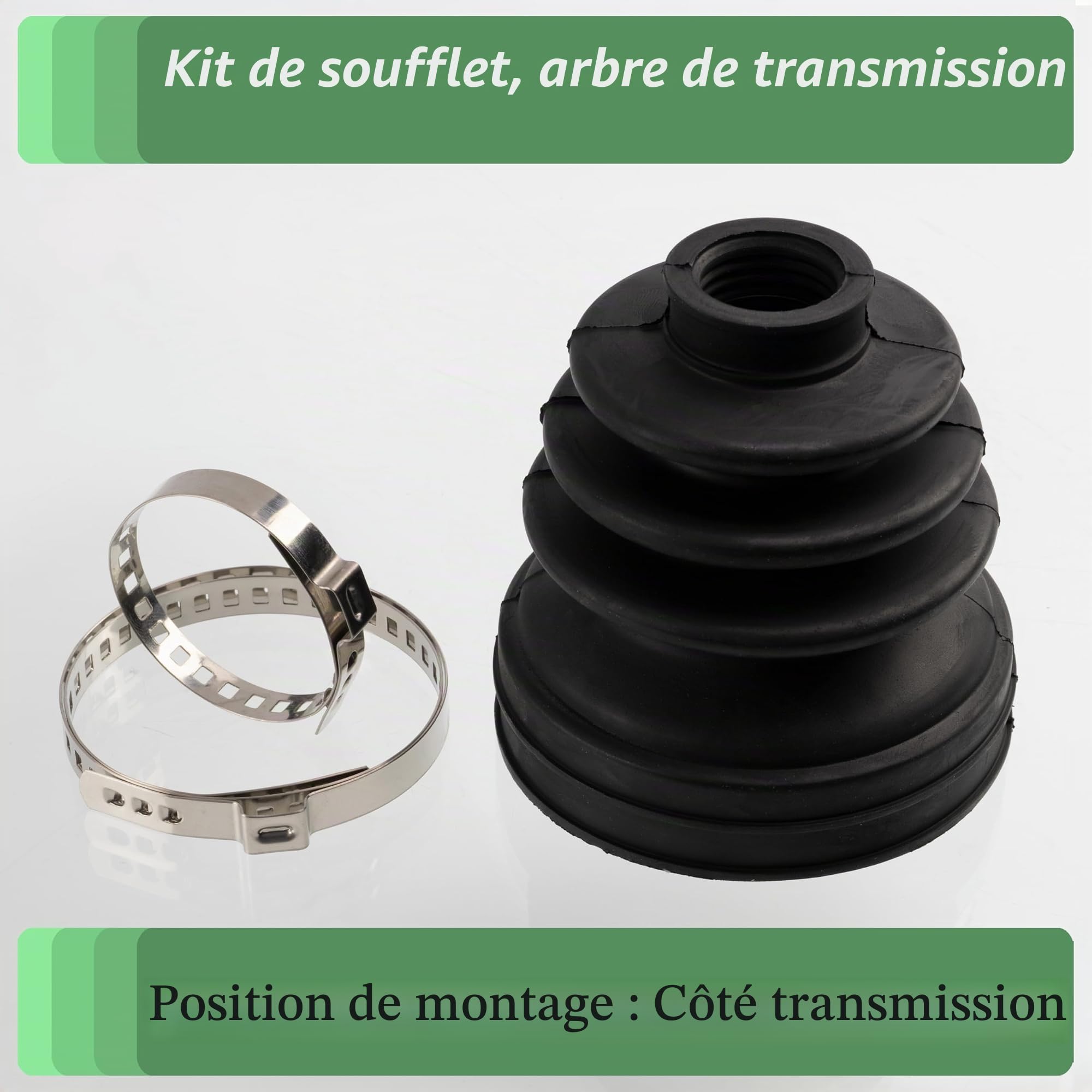 AERZETIX - C76872 - Jeu de joint-soufflet arbre de commande - côté boîte de vitesses - compatible avec numéros OE 328794