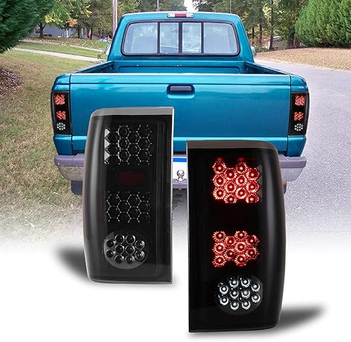 Miniatura 7 de Nixon Offroad Luces Traseras para Ford Ranger 2001 2002 2003 2004 2005, Faros Traseros LED, Ensamble de Luces Traseras de Coche, Reemplazo 1 Par