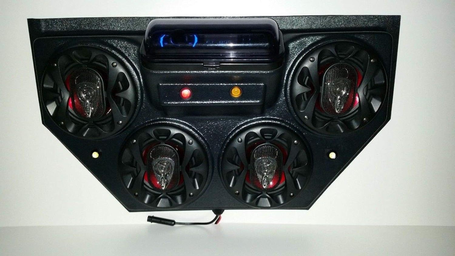 Consola de parlantes para golf cart UTV Bluetooth 4 altavoces