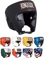 Ringside Competition Boxing Headgear with Cheeks - USA Boxing Approved for MMA, Muay Thai, Sparring Protection