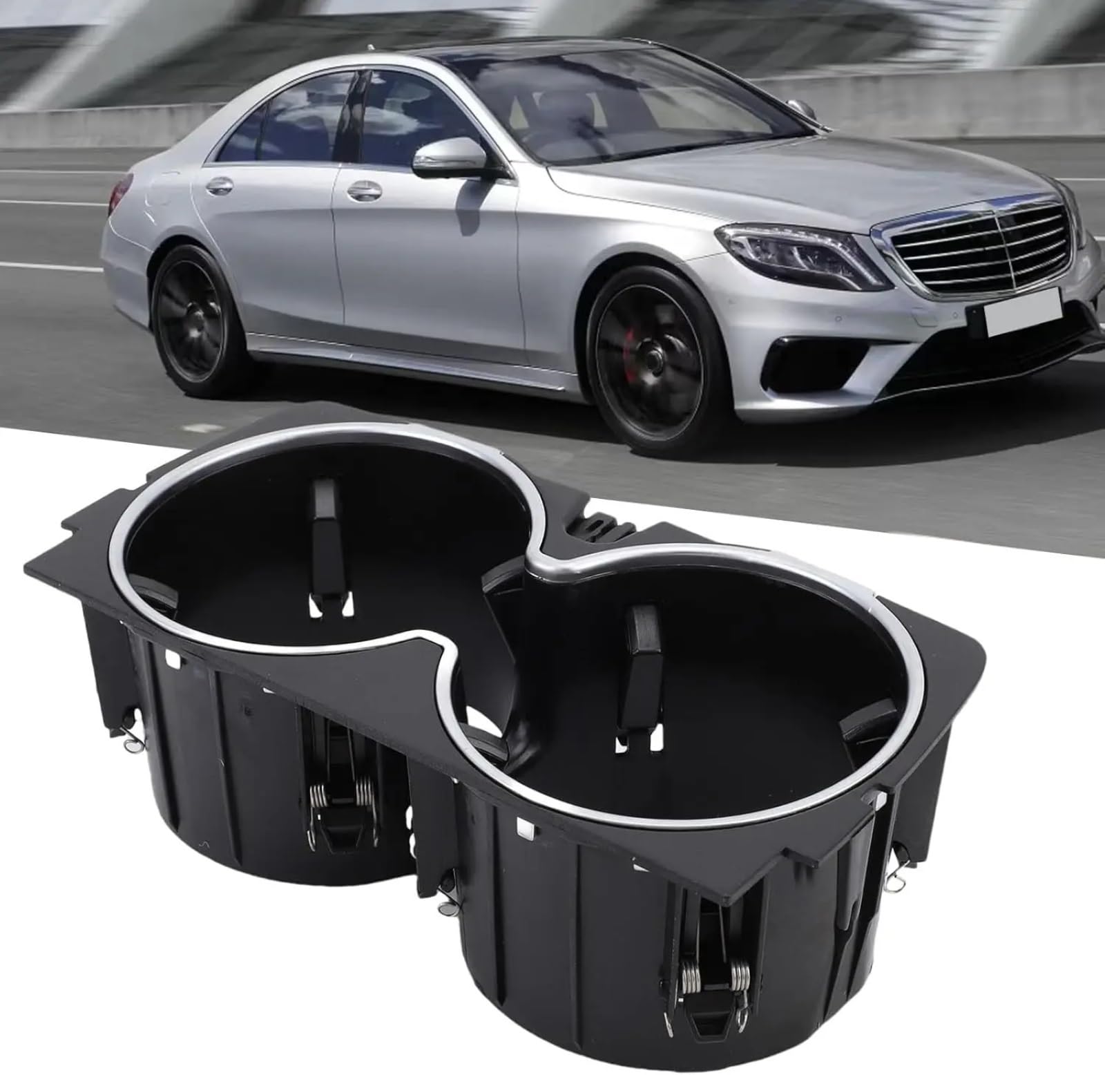 Centrale Portabevande Custodia Per Bevande Con Portabicchieri Per Console Centrale A2226830075 Compatibile Con Benz Per W222 Class S 2014-2017
