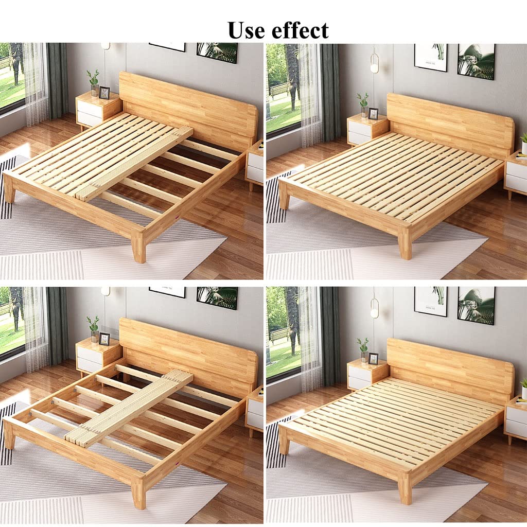 Amazon.com: Wooden Bed Slats, Solid Wood Fold Hard Bed, Tatami Bed