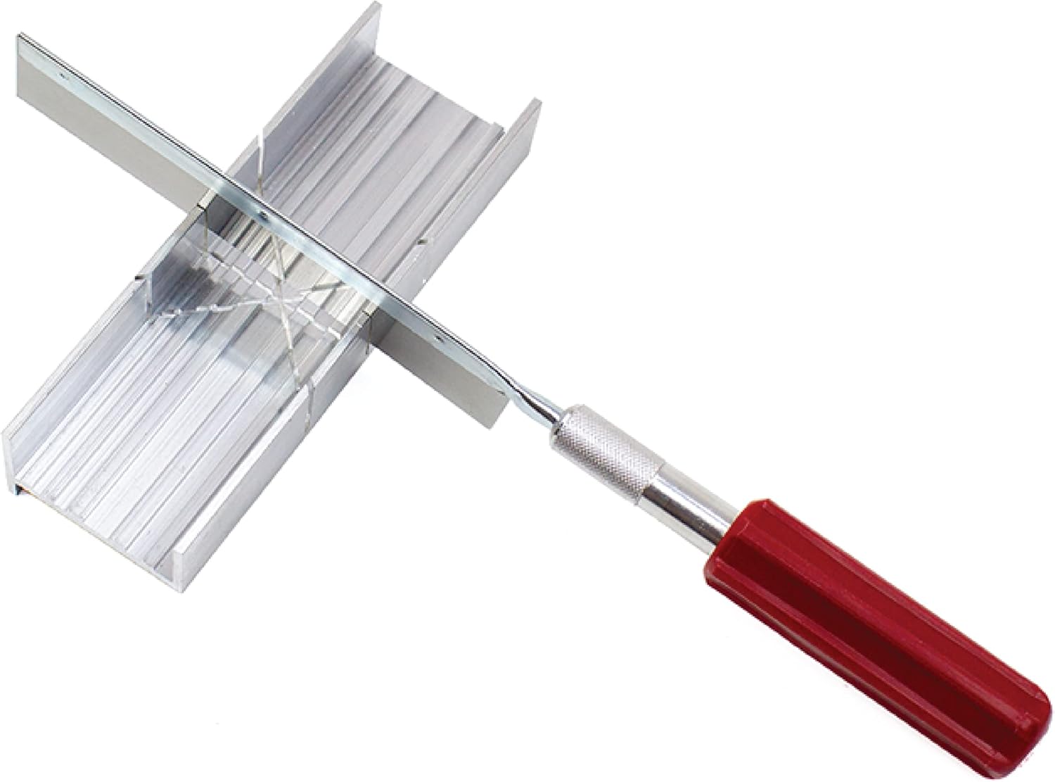 Metal Mitre Box by Excel Blades - Aluminium and Steel Construction - Made in the USA - 6 Inch Small Mitre Box - Metal Mitre Saw With 2 Cutting Angles - Ideal For Cutting Wood and Soft Metals : Tools & Home Improvement