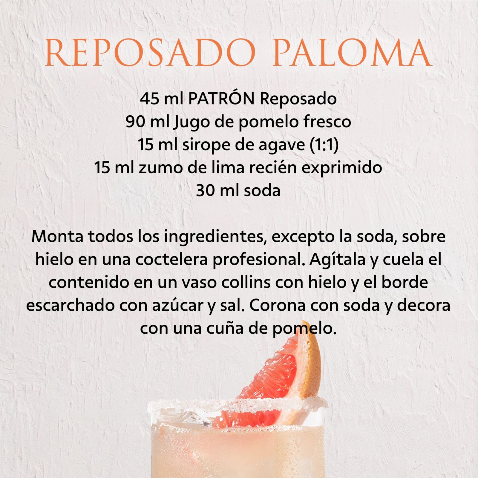 PATRÓN Reposado Premium Tequila, 40% vol, 70 cl / 700 ml, Tequila 100% de agave, elaborado artesanalmente en México, en pequeñas cantidades, con el mejor agave Azul Weber, añejado en barricas de roble