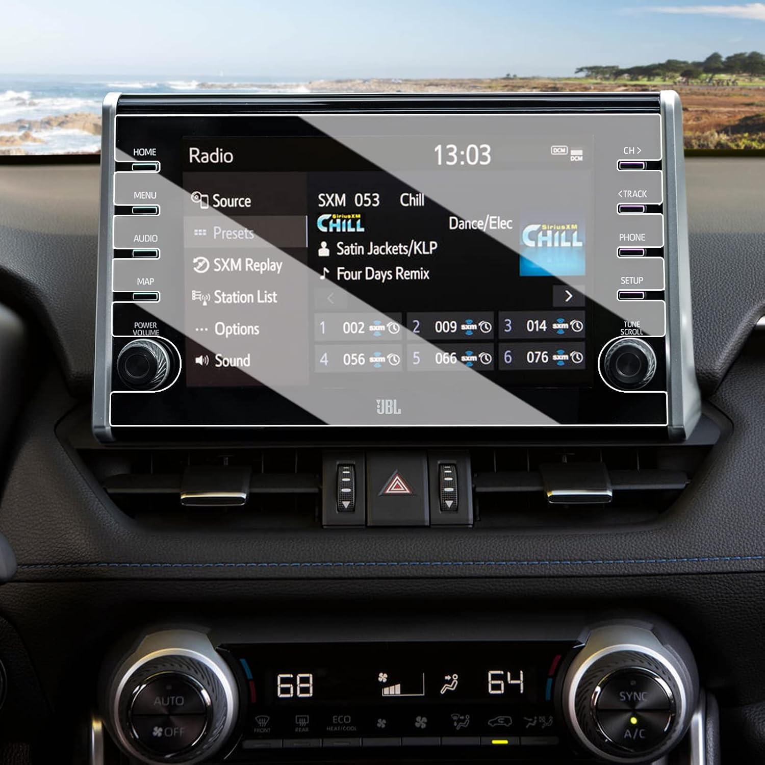 TTCR-II Compatible with 2022 Toyota RAV4 JBL Screen Protector 9 Inch