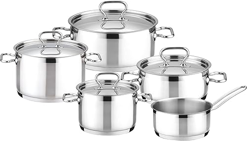 Tescoma Home Profi Juego de utensilios de cocina de acero inoxidable de 9 piezas