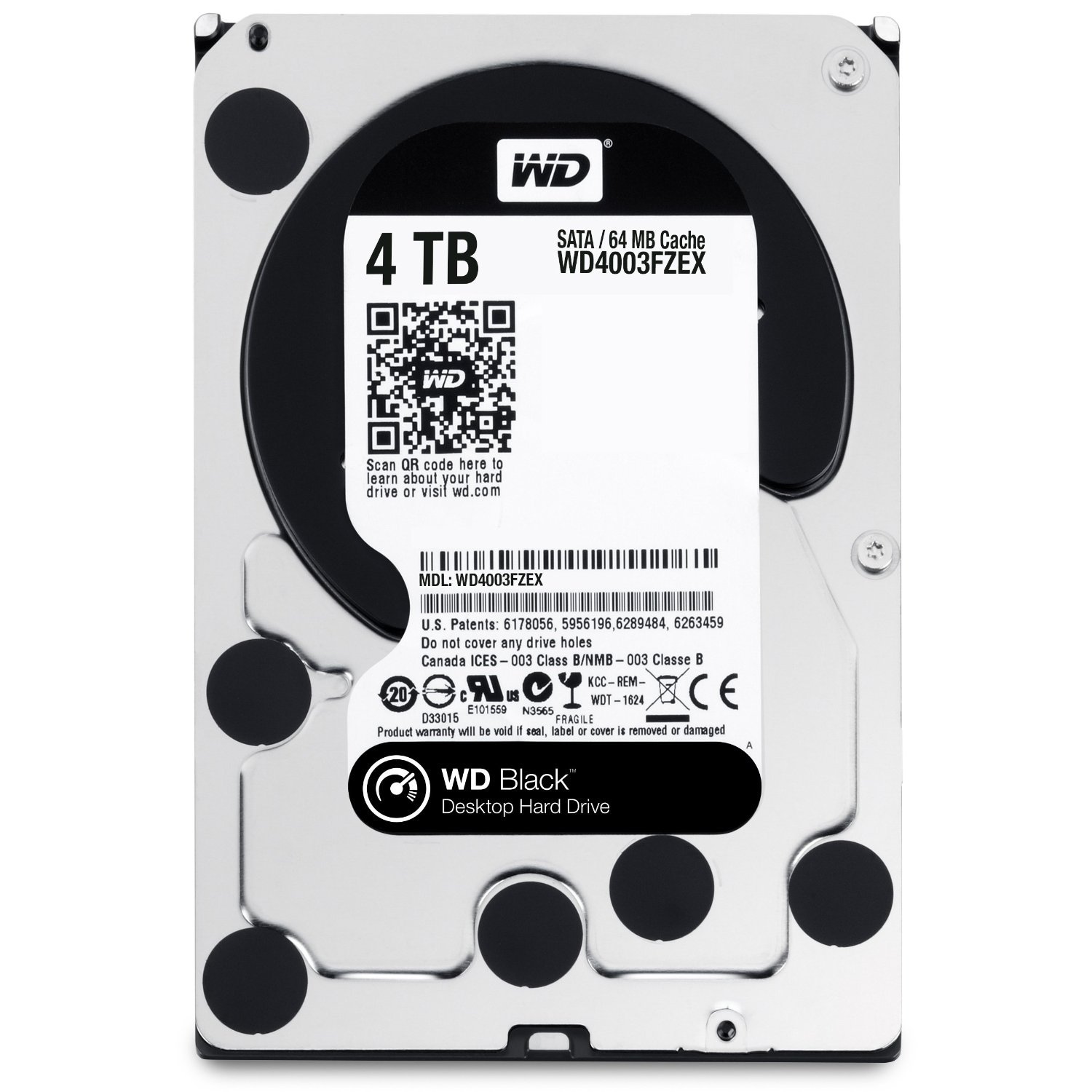 Amazon | WD Black 4TB Performance Desktop Hard Drive: 3.5-inch