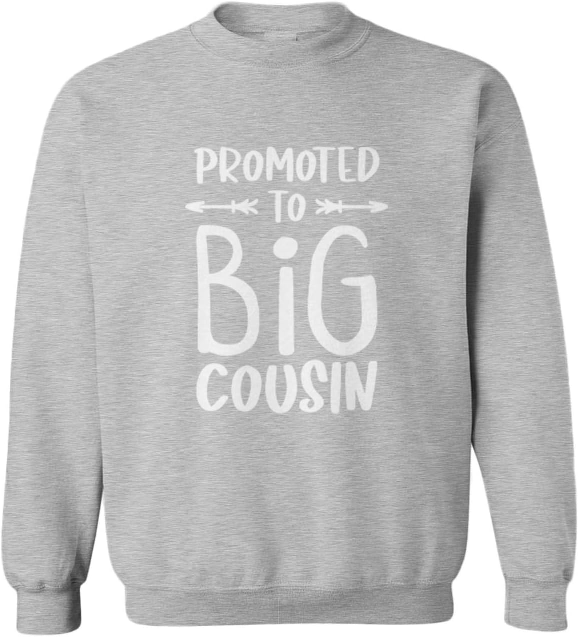 Promoted to Big Cousin - New Baby Cuz Toddler Fleece Crewneck Sweater