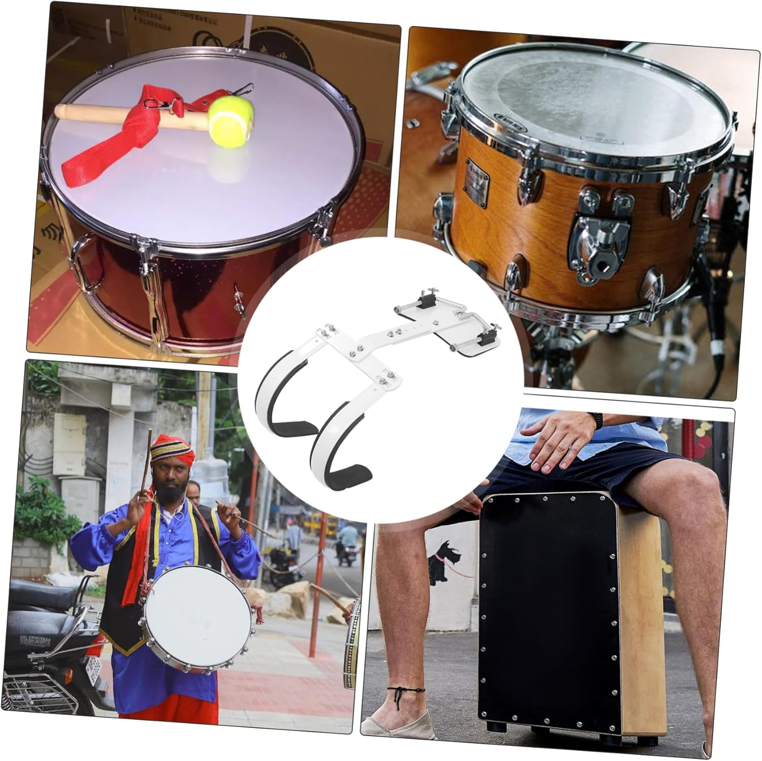 Snare Drum Accessories Marching Band Drum Belt Harness Aluminum Alloy Easy to Assemble