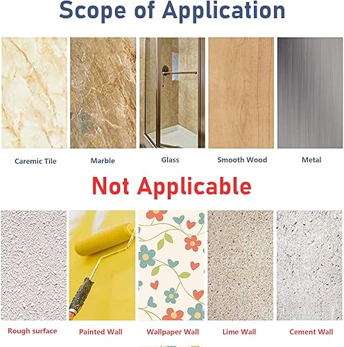 Miniatura 6 de 2 ganchos adhesivos de repuesto para organizador de ducha, ganchos adhesivos fuertes para estante de ducha, estante de baño, cesta de jabonera, para