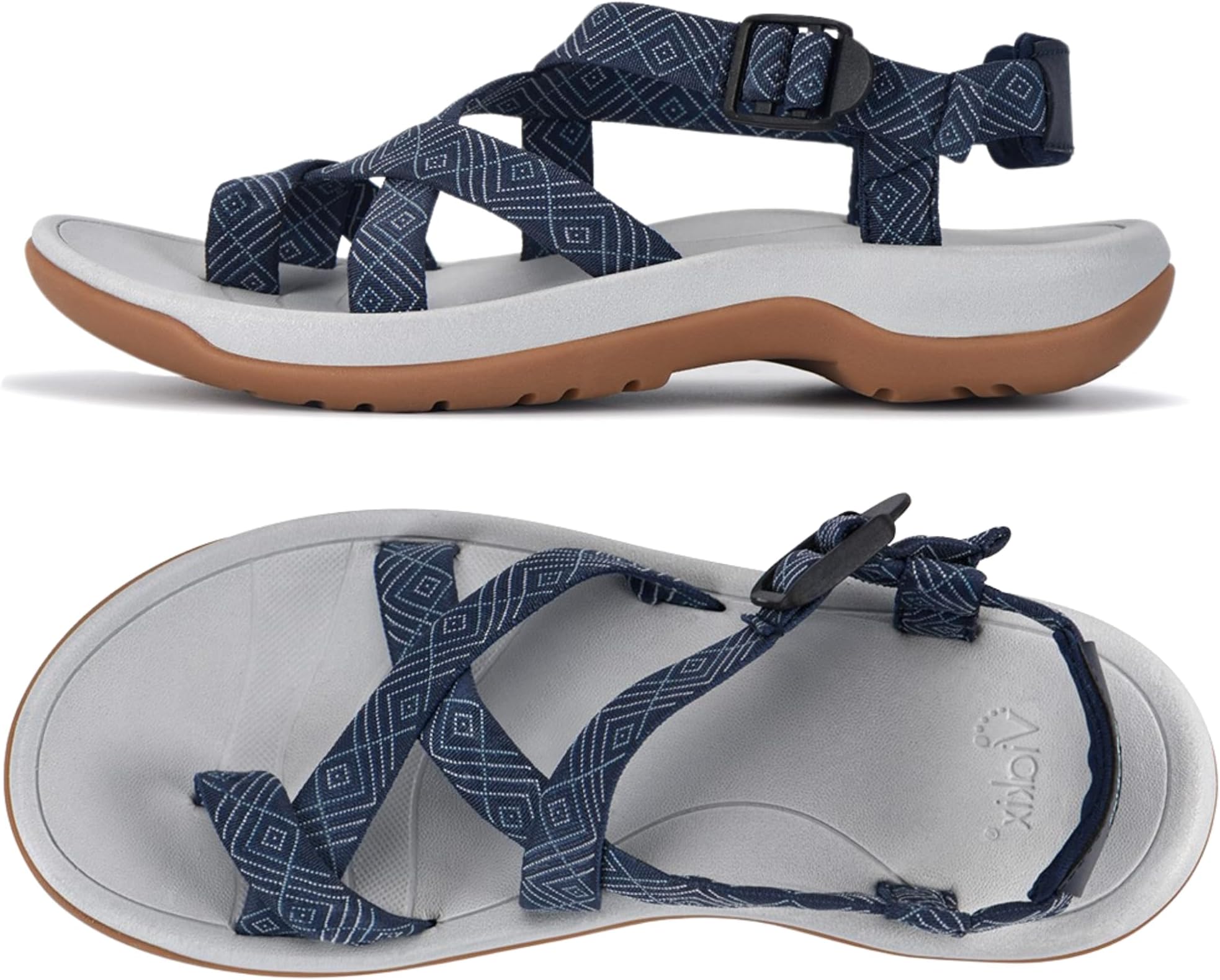 Womens Walking Sandals: Cute Stylish Comfy Athletic Sport Outdoor Hiking Sandal for Trekking Water Outdoor Beach With Arch Support for Womens Ladies