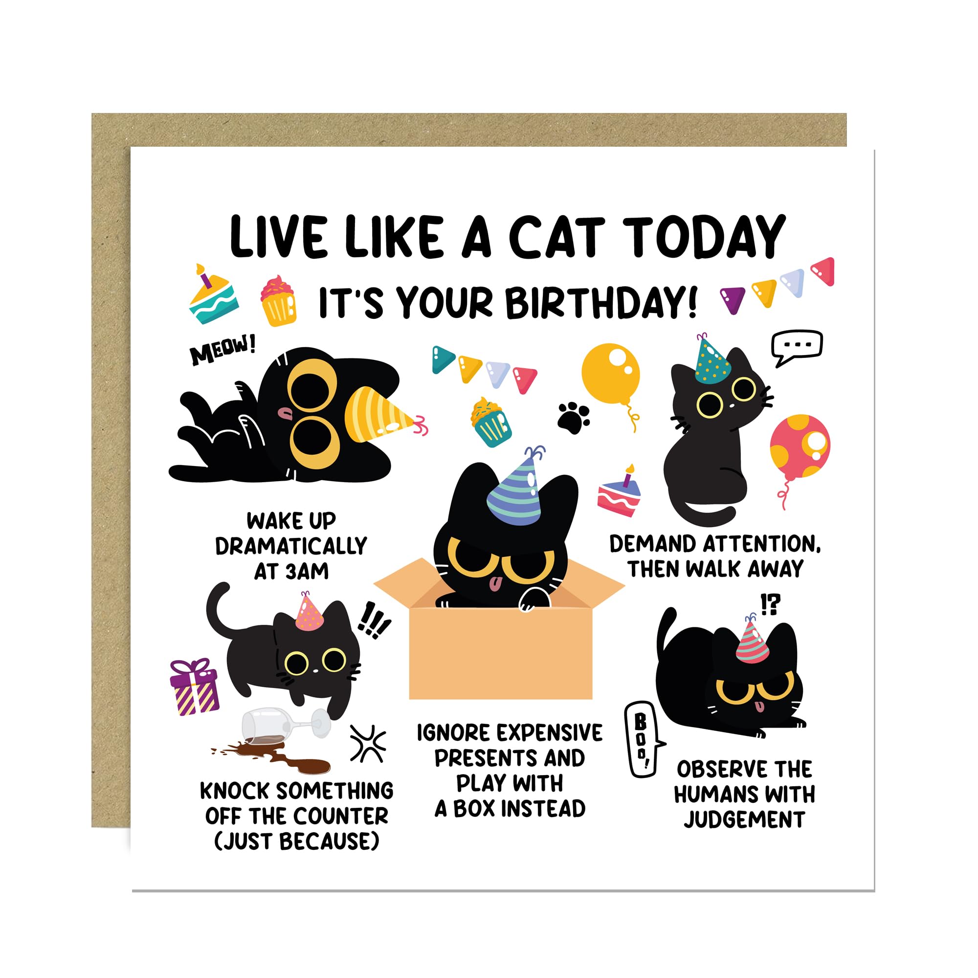 RED OCEAN Birthday Card for Brother Funny Nothing You Can Do About It Joke Birthday Card for Him Hilarious Birthday Cards from Sister Brother Sibling With Kraft Envelope