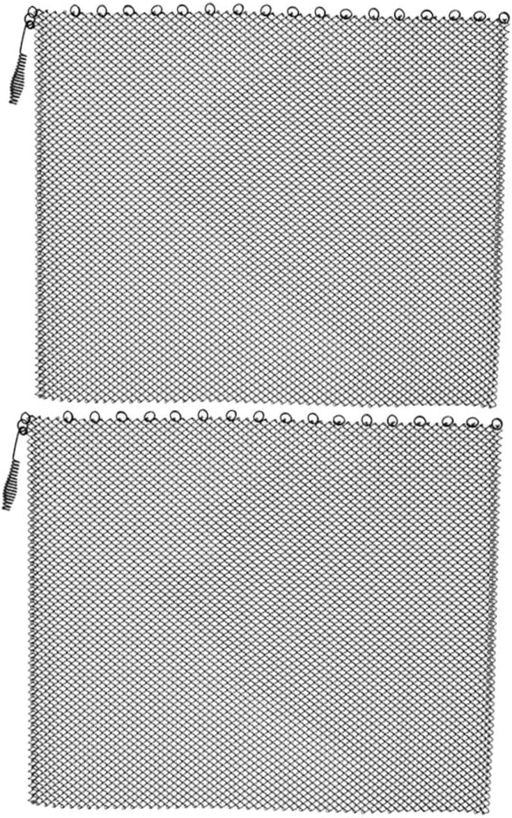 TIDTALEO 2pcs Fireplace Screen Tools Fireplace Curtain Handles Hearth Screen Decor Spark Blocker