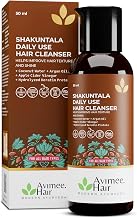 Avimee Herbal Shakuntala Daily Use Hair Cleanser | For Silky Hair | With Aloe, Apple Cider, Rice & Keratin Protein | Sulphate & Paraben Free Shampoo For Men & Women | 50 ml