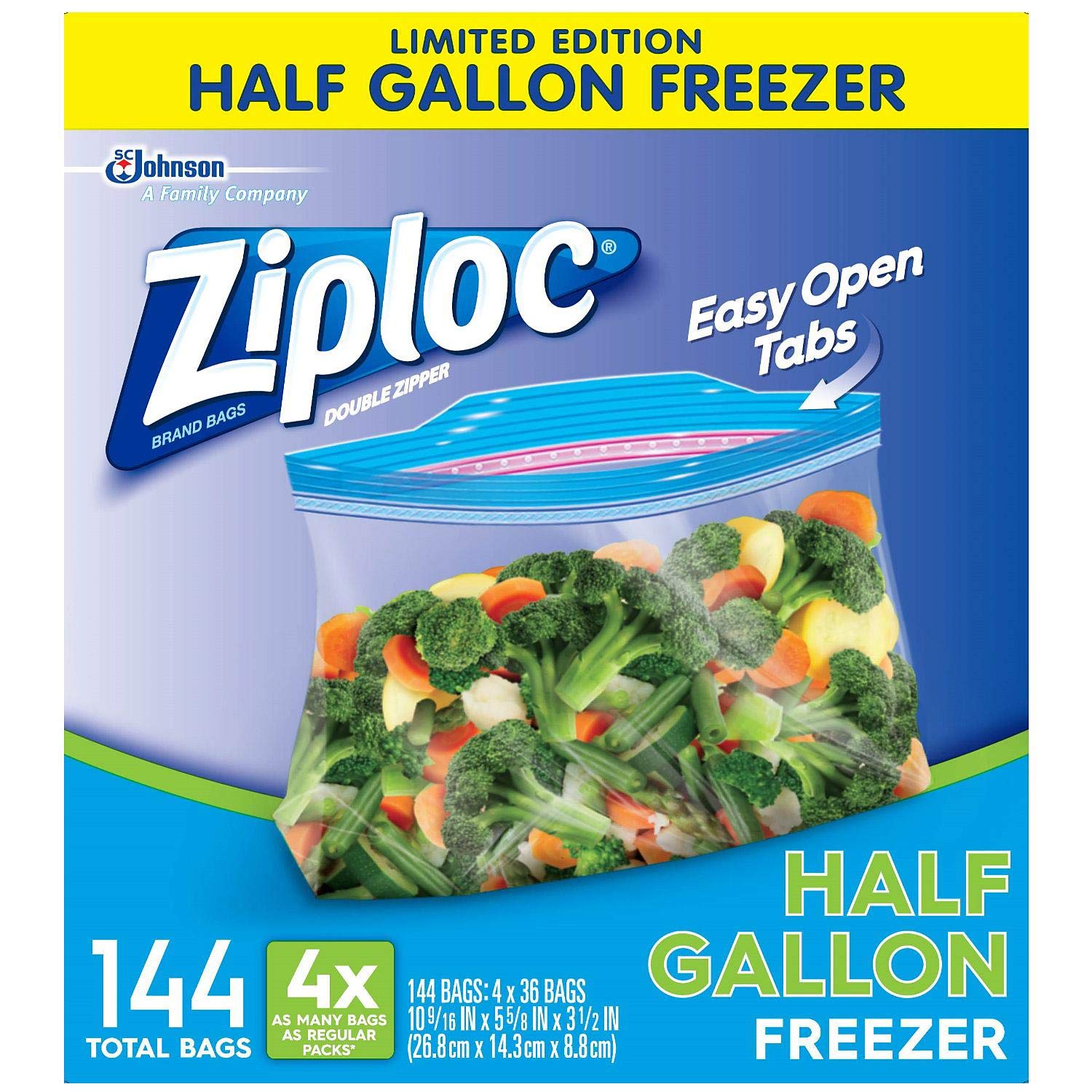 gallon size ziploc bolsa