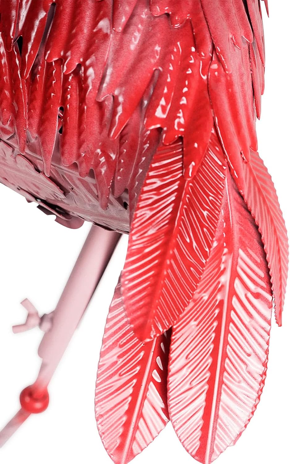 DreamsEden Large Flamingo Decor Garden Statues, Set of 3 Metal Bird Sculpture Yard Art Lawn Ornaments Outdoor Decoration