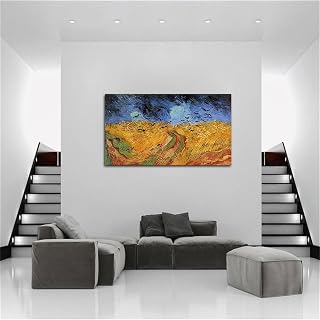 Vincent Van Gogh Painting Van Gogh Wheat Field with Crows Canvas Wall Art