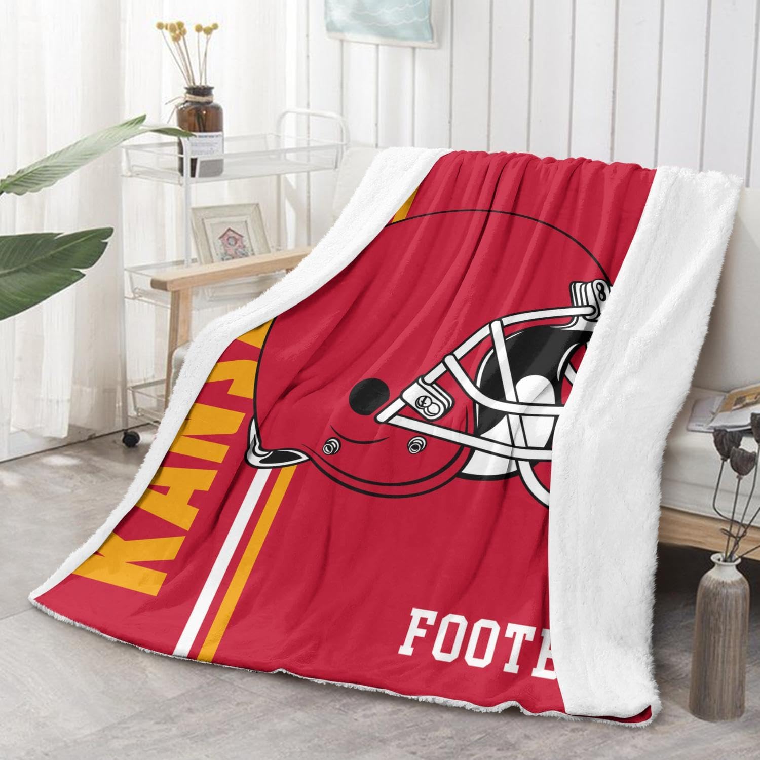 Red City Blanket Gifts for Men Women Throw Blanket Double