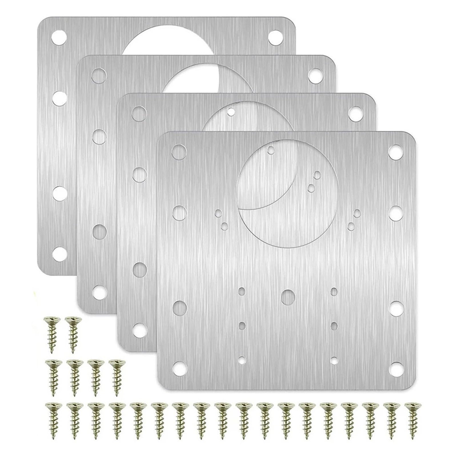 Kdhcvkz 4Pc 2/4/10Pcs Door Hinge With Screws Cabinet Door Hinge(4Pc)