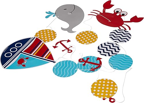 Creative Converting Recortes colgantes para baby shower, 36" de largo, multicolor