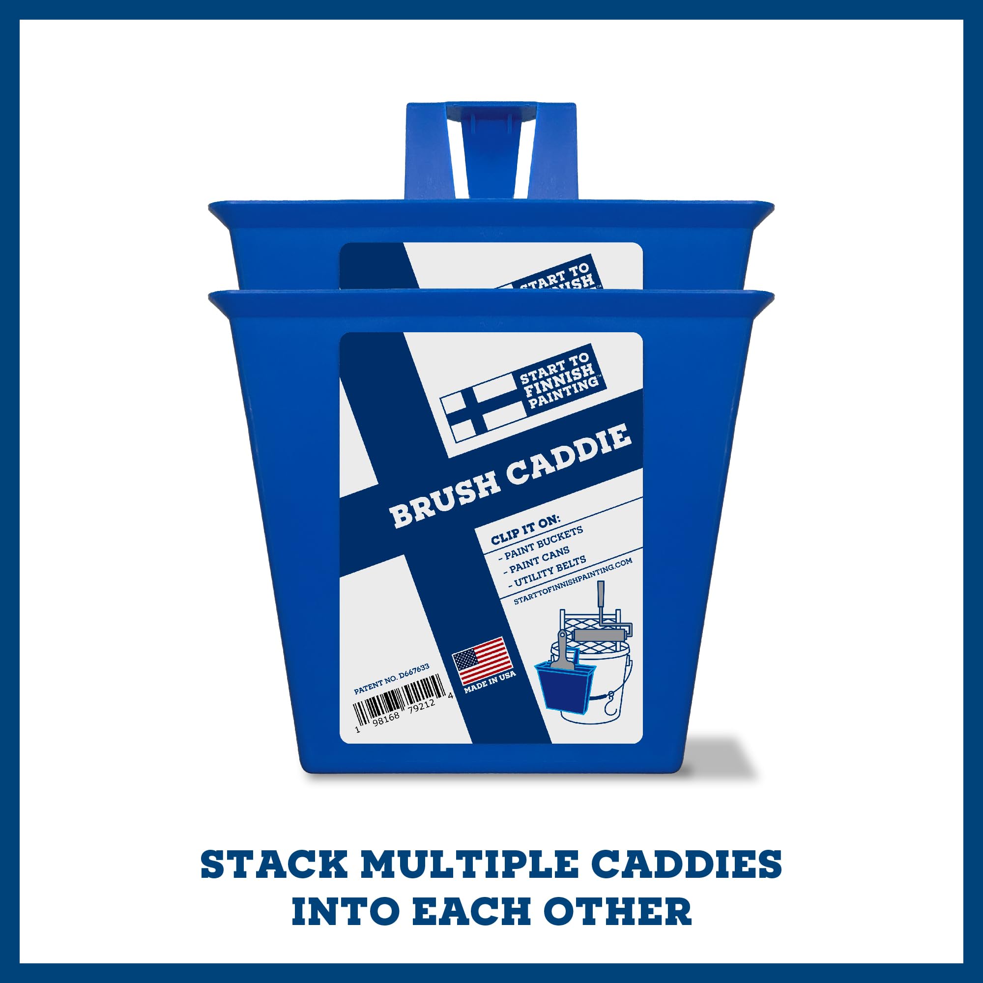 Brush Caddie - Paint Brush Holder - a durable brush caddy to hold your paint brush - Image 8