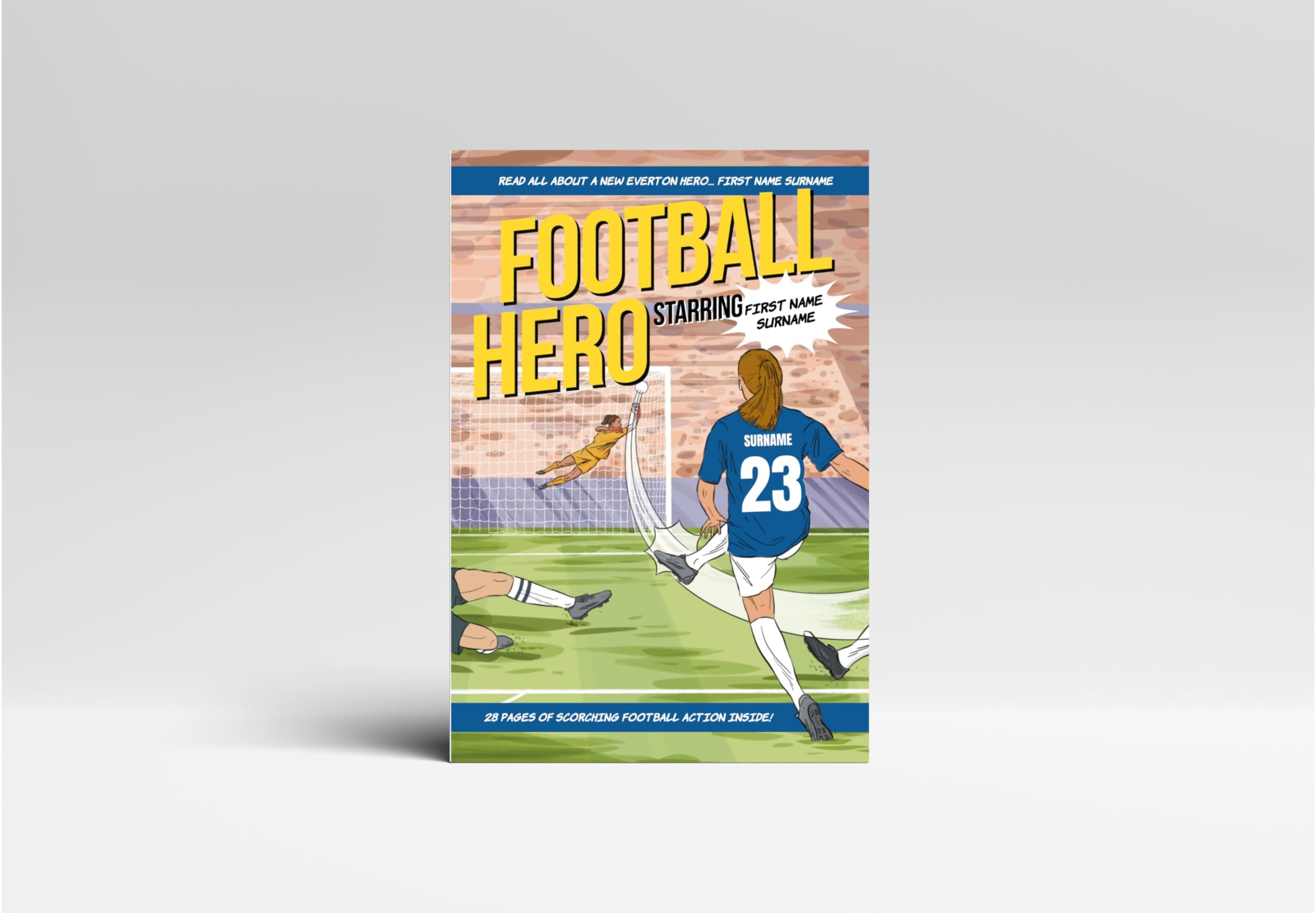 Personalised Female Football Book
