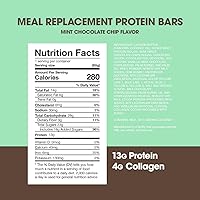 Vista 2 de Obvi Bar barra de proteínas de reemplazo de comidas hecha con ingredientes saludables barra de aperitivos llena de colágeno y proteínas nutrientes