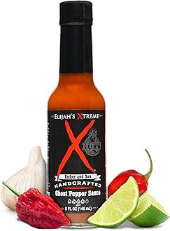 Ghost Pepper Hot Sauce, Handcrafted Award Winning Blend of Ghost Peppers, Habanero Garlic & Lime, Extreme Heat & Flavour