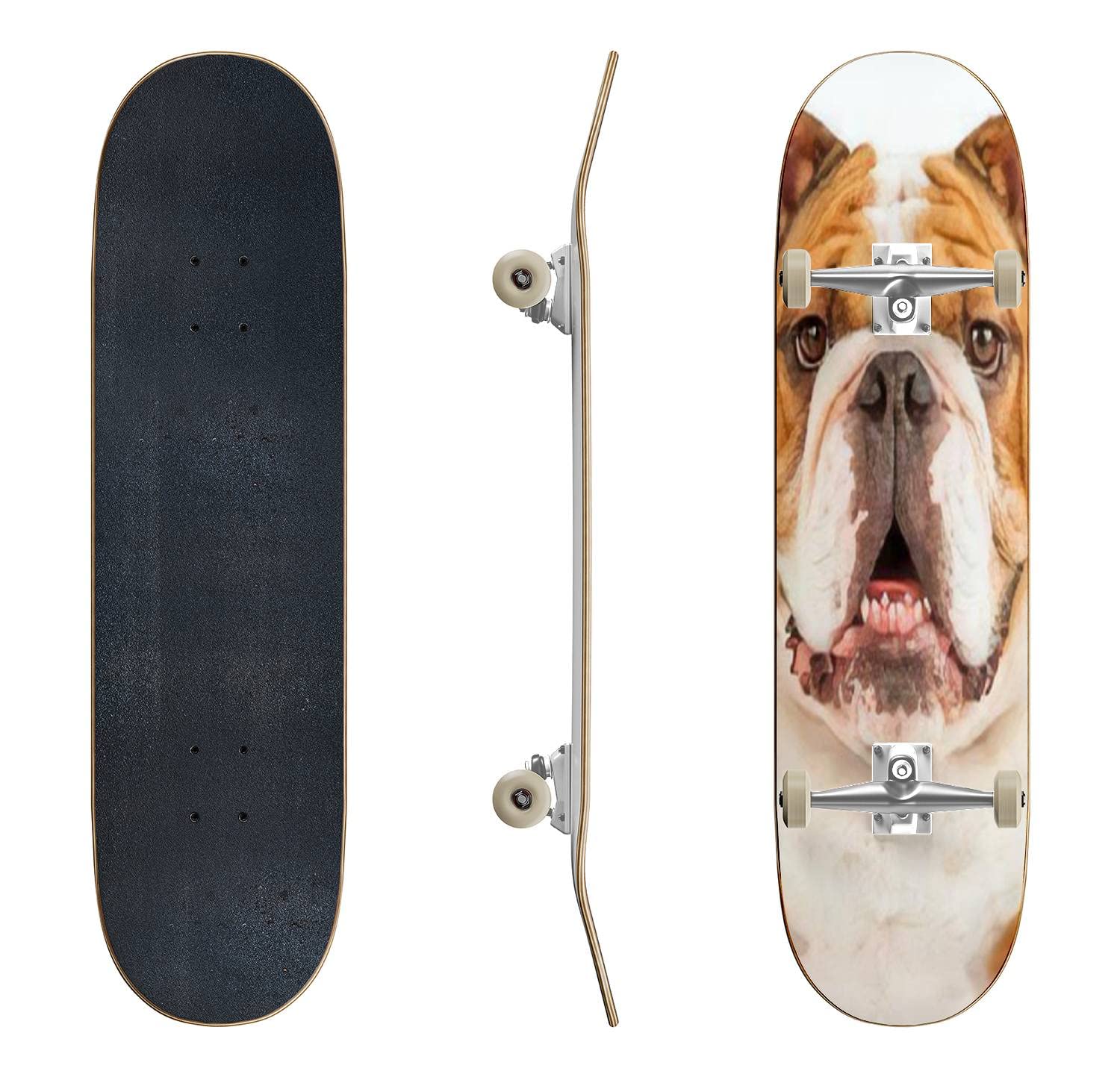 Skateboards Funky Monkey Design Classic Concave Skateboard Cool Stuff Teen Gifts Longboard Extreme Sports for Beginners and Professionals