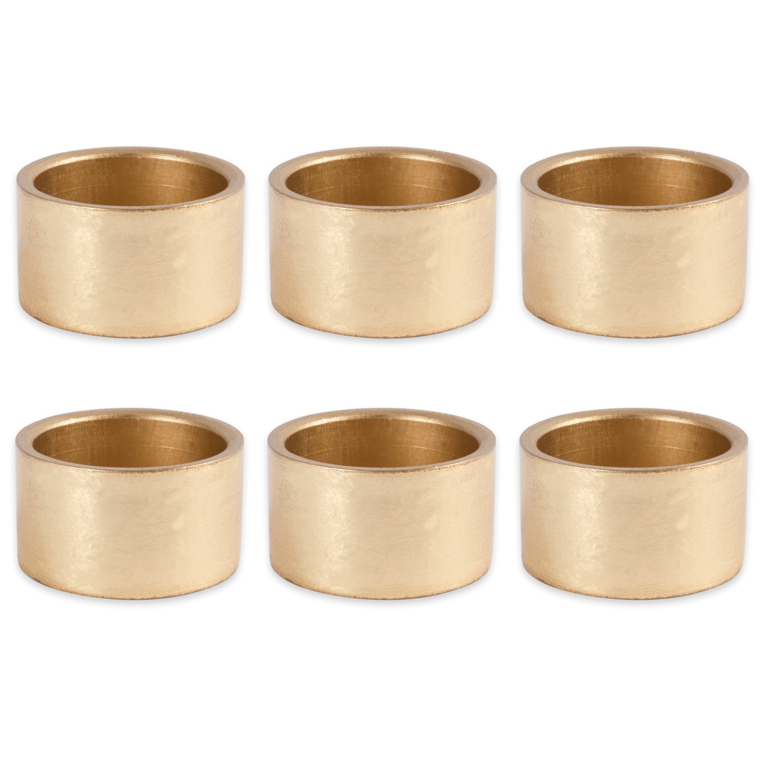 DII Basic Napkin Ring Collection Decorative, Gold, One Size, 6 Count DII Basic Napkin Ring Collection Decorative, Gold, One Size, 6 Count