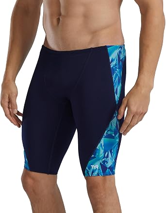 TYR Mens Durafast Elite Solid Jammer Swimsuit