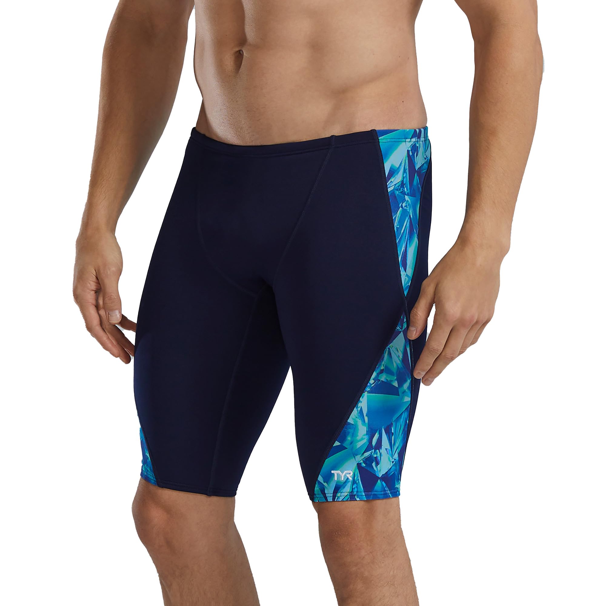 TYR Men's Durafast Elite Solid Jammer Swimsuit
