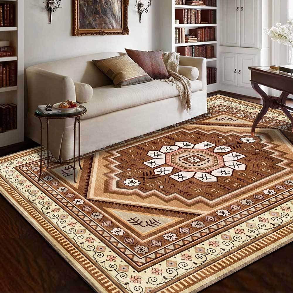 Long carpet runner Hallways 40X120cmYellowish brown Kitchen Rugs Non-slip Mat Comfort Mats All-Purpose Floor Mats For Bathroom or Workstations — image 1