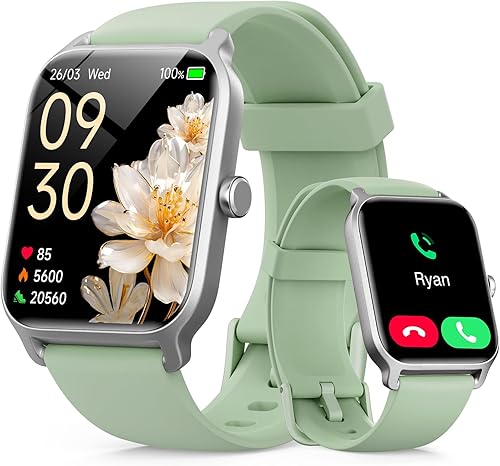 Miniatura 12 de Tensky Reloj inteligente para mujer, pantalla táctil HD de 1.85 pulgadas, reloj inteligente para Android/iPhone/Samsung/(llamada Bluetooth), Alexa