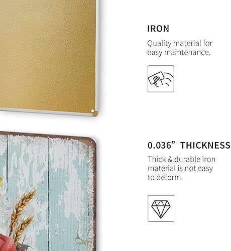 Miniatura 67 de Letreros creativos de lata con definición de agente inmobiliario, divertido letrero de metal retro para decoración de pared para el hogar, jardín