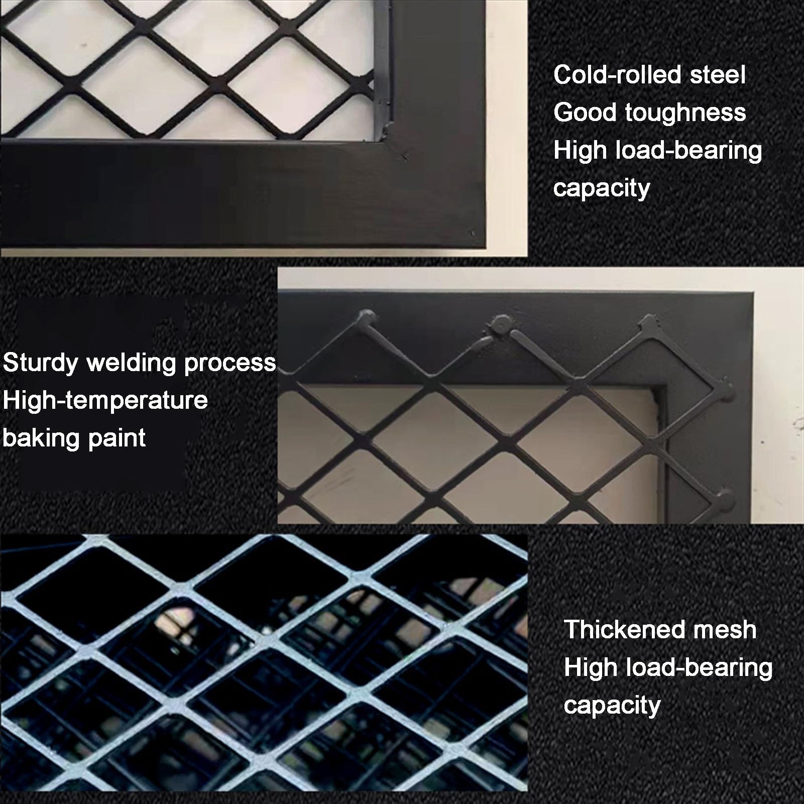 Tabiques de metal para techos de pared GriPane de 100 x 100 cm, separadores de habitación