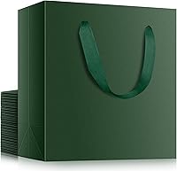 Vista 18 de EUSOAR Bolsas grandes de papel de papel para regalo, 12 bolsas de papel kraft de 12.5 x 4.5 x 11 pulgadas con asas a granel, para venta al por