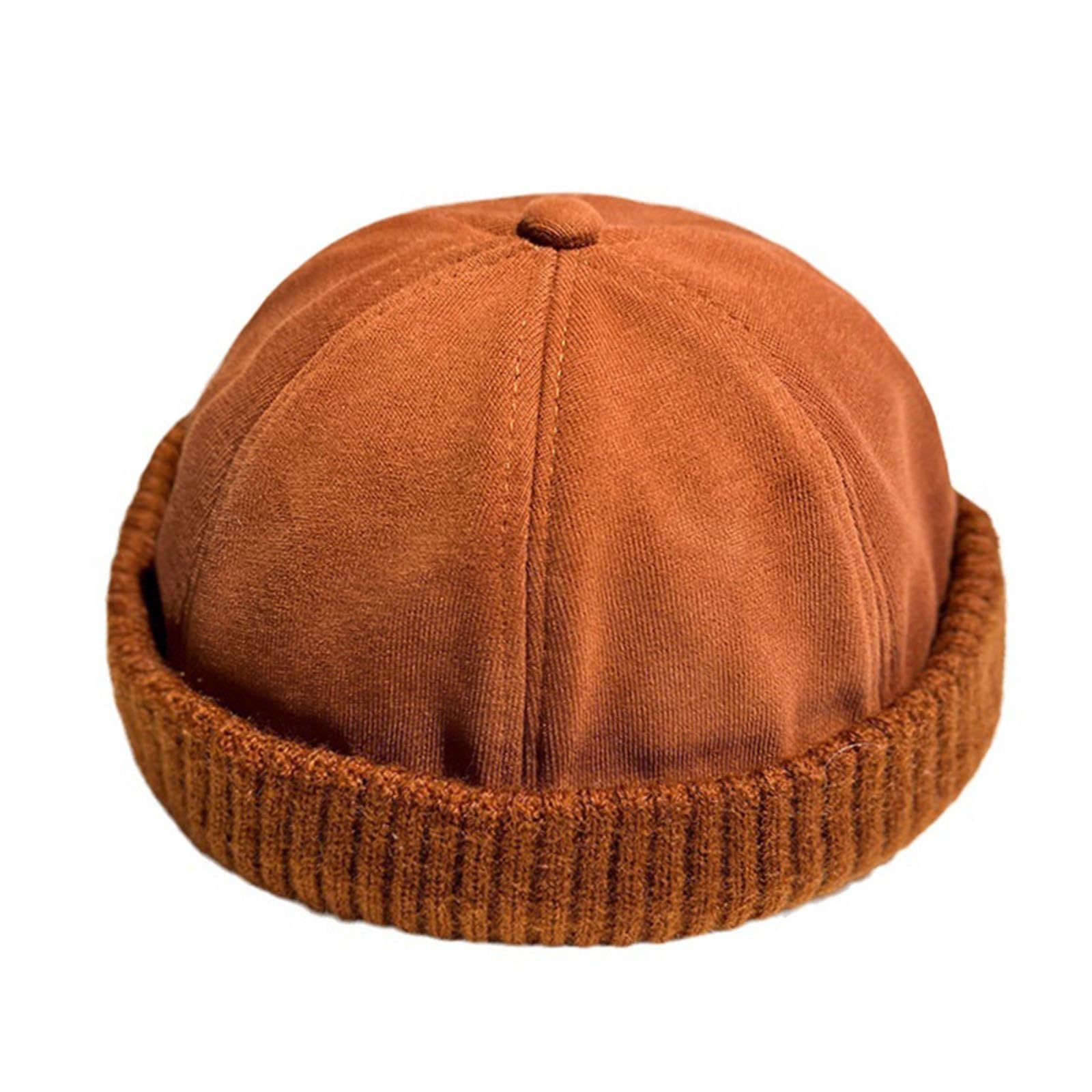 Generisch Gestrickte Mütze, Vintage Krempenlose Wintermütze