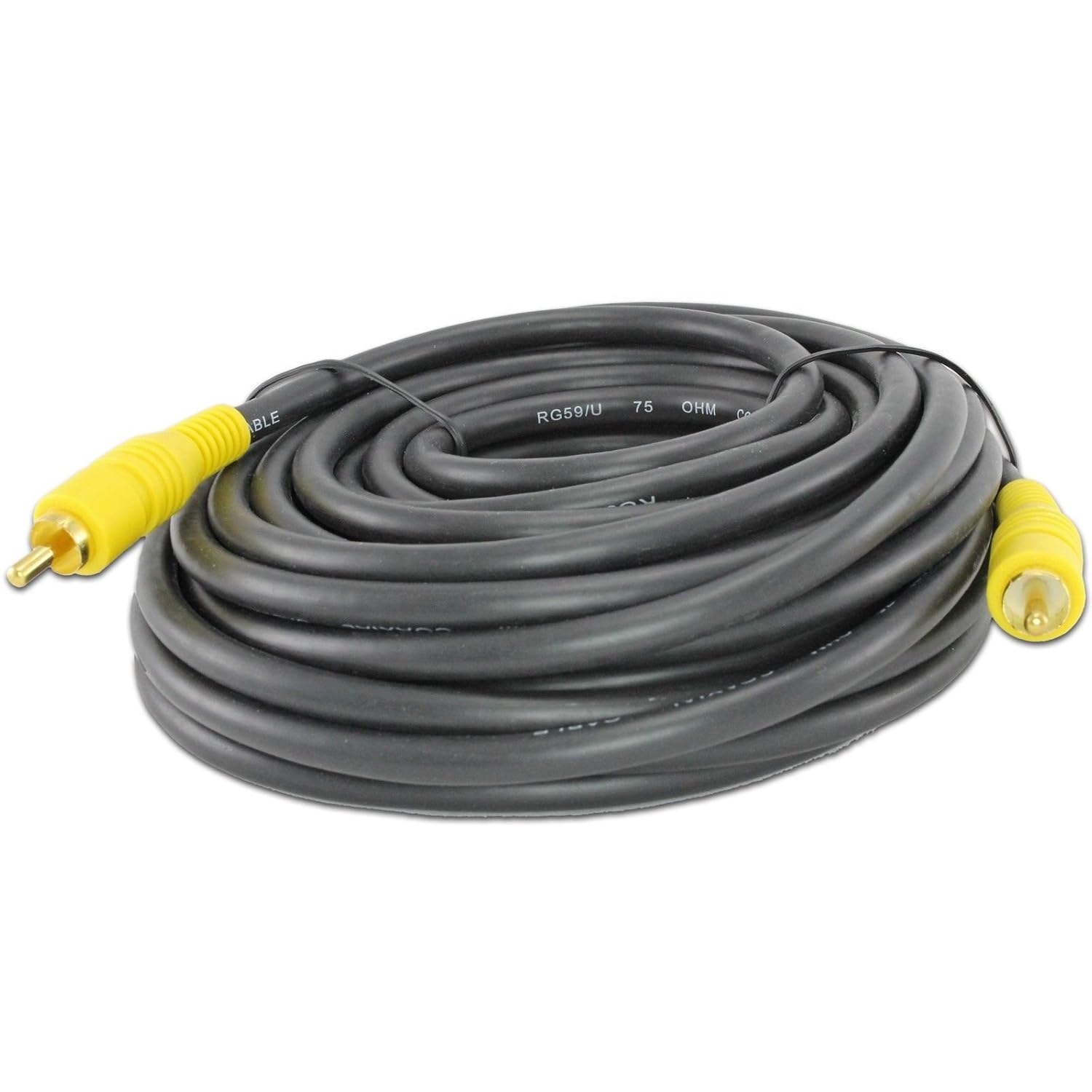 [WALLER PAA] New 50 ft Foot Premium Coax Video Audio subwoofer Home Theater RCA TV Cable Cord