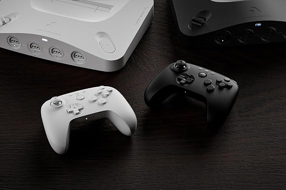 8Bitdo 64 Bluetooth Controller for Analogue 3D, Switch, Switch 2, Windows, and Android (Black)