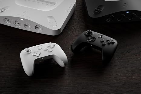 وحدة تحكم بلوتوث 8Bitdo 64 للرسومات ثلاثية الأبعاد التناظرية، وSwitch، وSwitch 2، وWindows، وAndroid (أبيض)