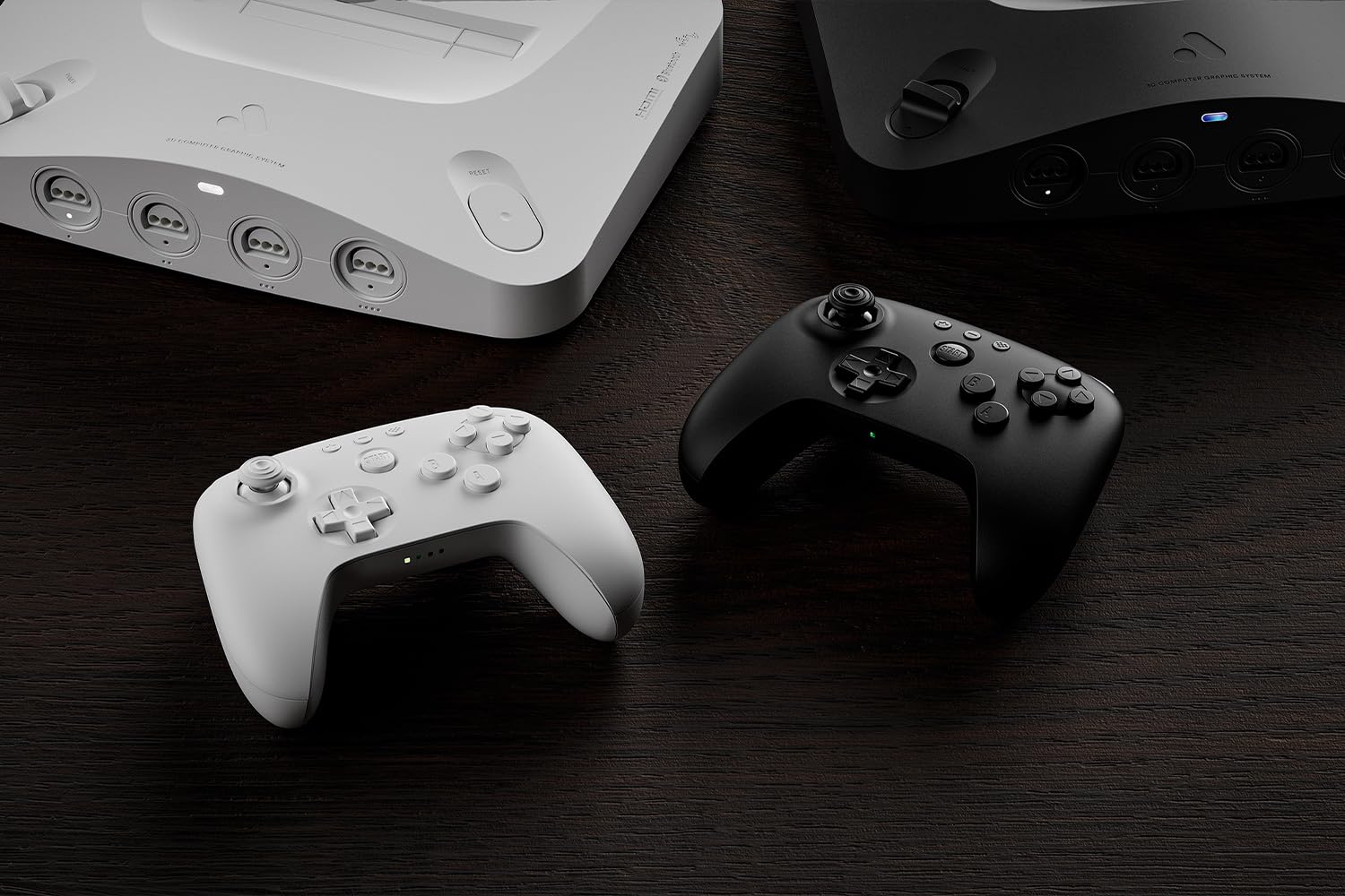 8Bitdo 64 Bluetooth Controller for Analogue 3D, Switch, Windows, and Android (White)