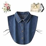 2026 New Denim False Collar – The Ultimate Layering Essential for Women, Womens Dickie Collar, Easy Layering Accessory