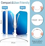 Suitcase Tag Luggage Tags Aluminum 6 Pack Tags for Luggage Identifier with Name Tag Address, Stainless Steel Loop BaggageTag Suitable for Travel Luggage Travel Bag Suitcase Bag Backpack