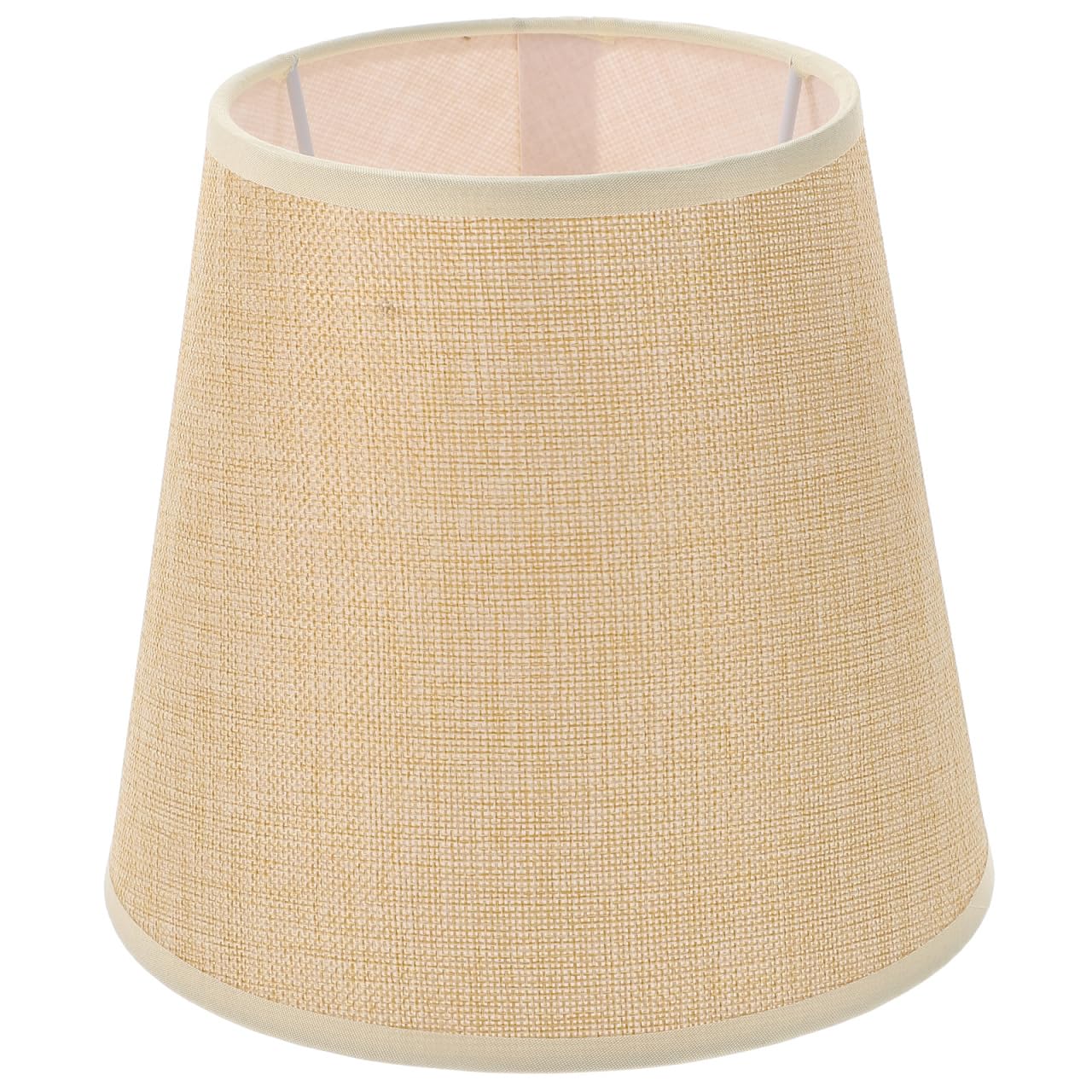 Operitacx Fabric Light Shades, E27 Base Table Light Shade Cover, Lampshade Replacement for Floor Bedside Desk Lamp Shade for Living Room Home and Office Decor (Beige)