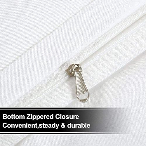 Miniatura 5 de EDUMEYA Juego de funda de edredón de mármol, tamaño Queen, ropa de cama de piedra artística estética para niñas y mujeres, moderno, gris, naranja,