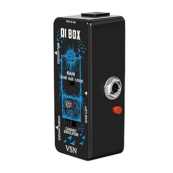 Amazon | VSN Di Box ギターペダル ダイレクトボックス信号