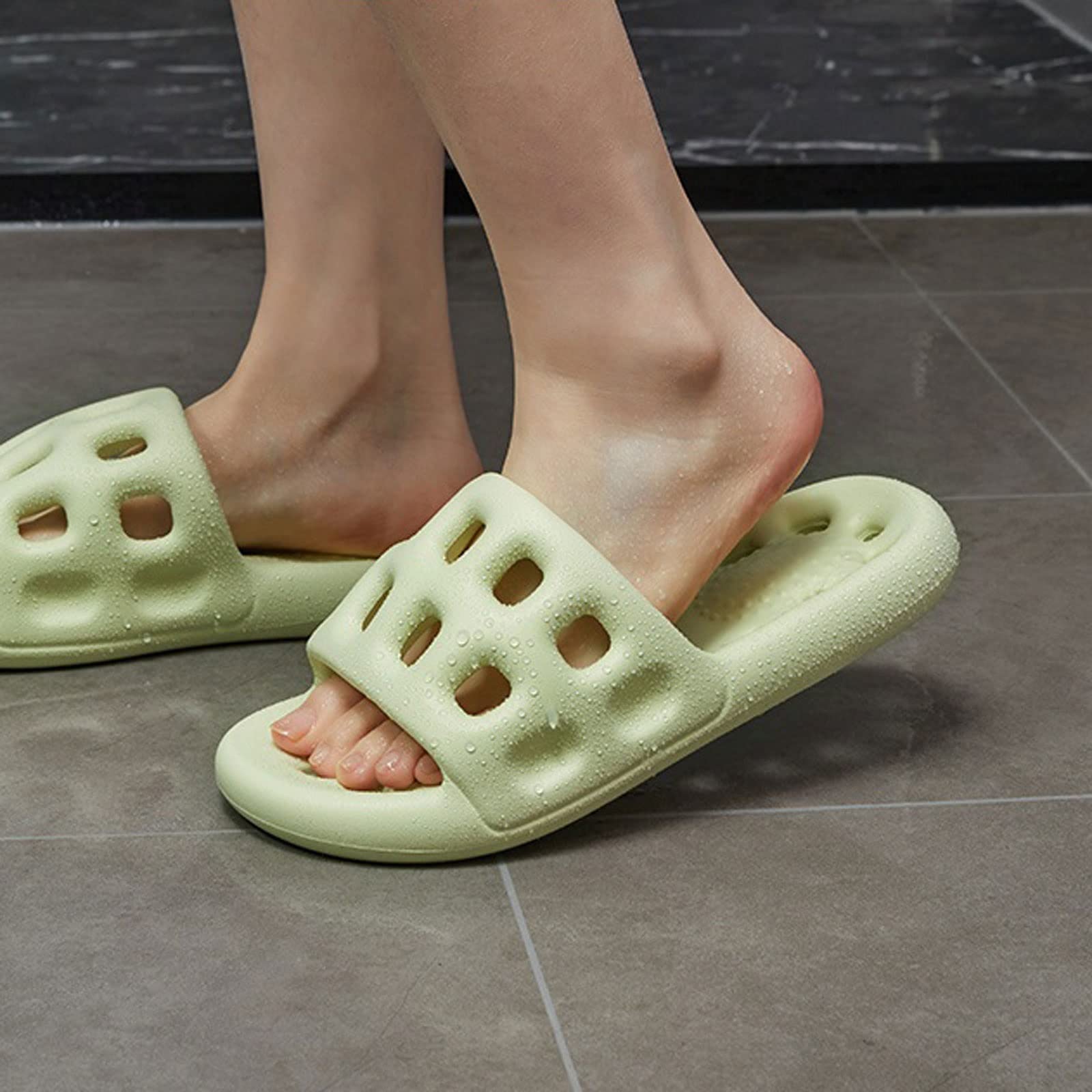 MMRTDJDR Sandalias para Hombre, Zapatillas para el hogar, Zapatos de Masaje, Chanclas Planas Antideslizantes para baño, Sandalias para Mujer, Chanclas de Verano para Hombre